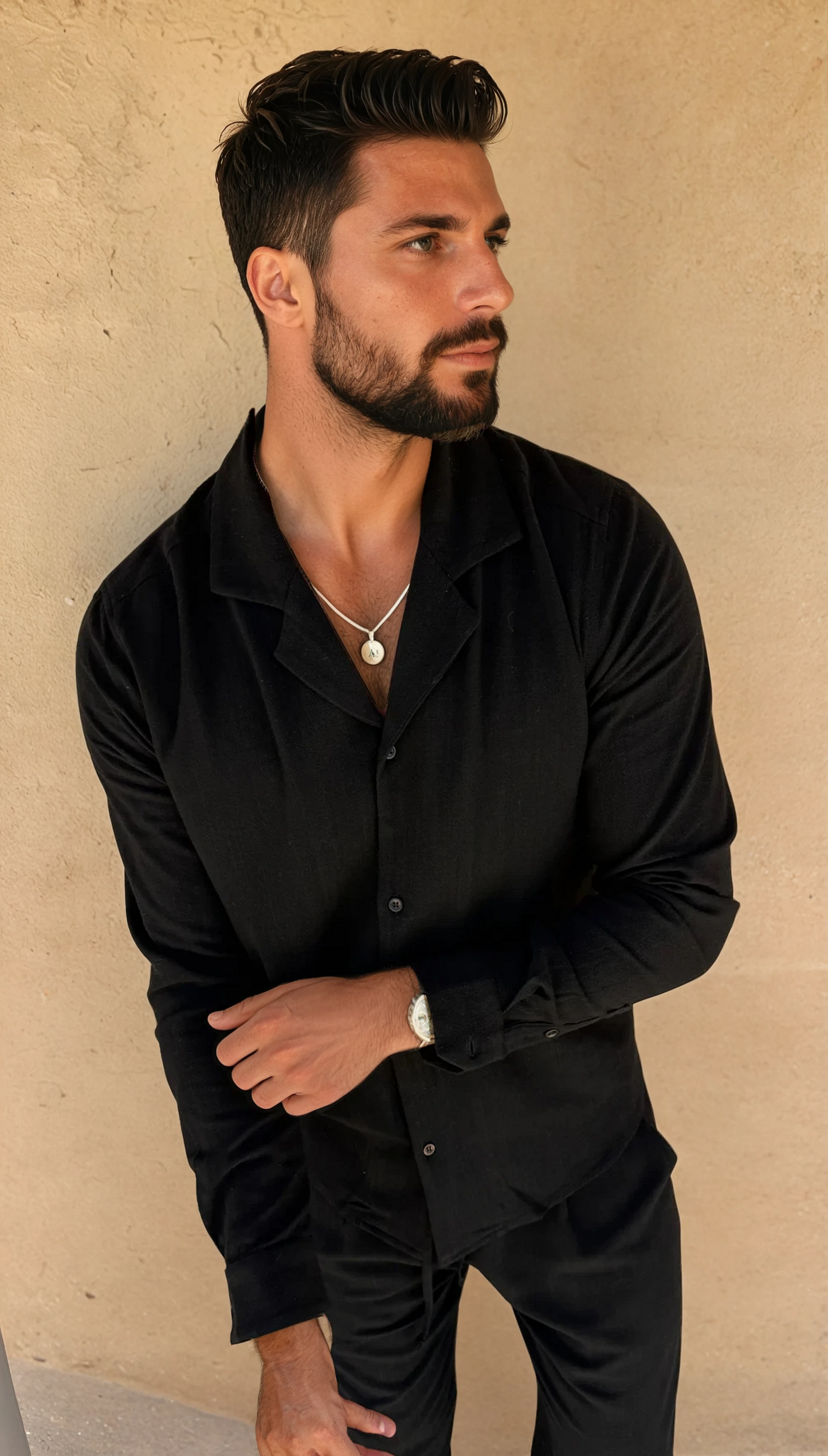 LORENZO - THE LUXURY LINEN LONG SET