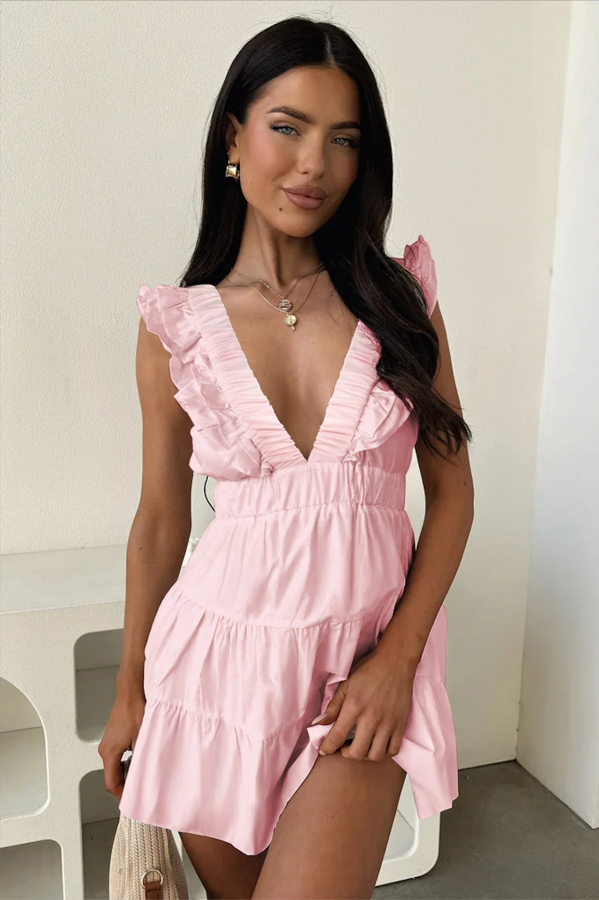 MIA - ELEGANT PINK DRESS
