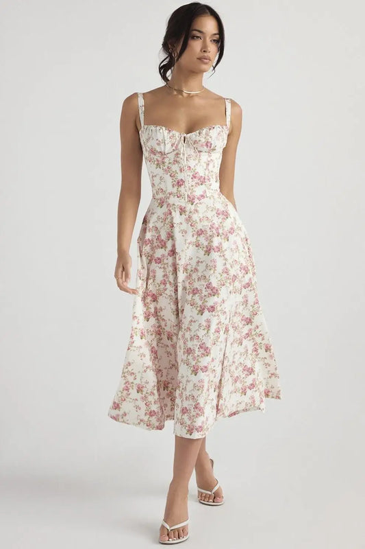 GUILIA - CORSET MIDI DRESS