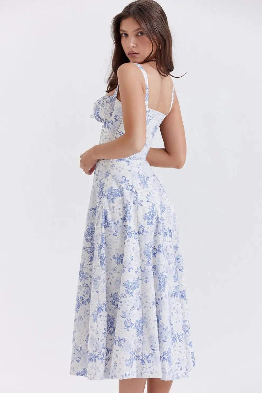 GUILIA - CORSET MIDI DRESS