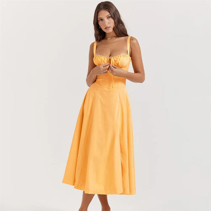 GUILIA - CORSET MIDI DRESS