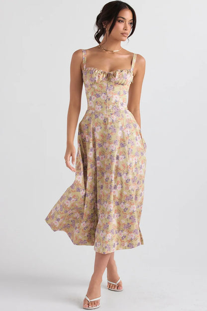 GUILIA - CORSET MIDI DRESS
