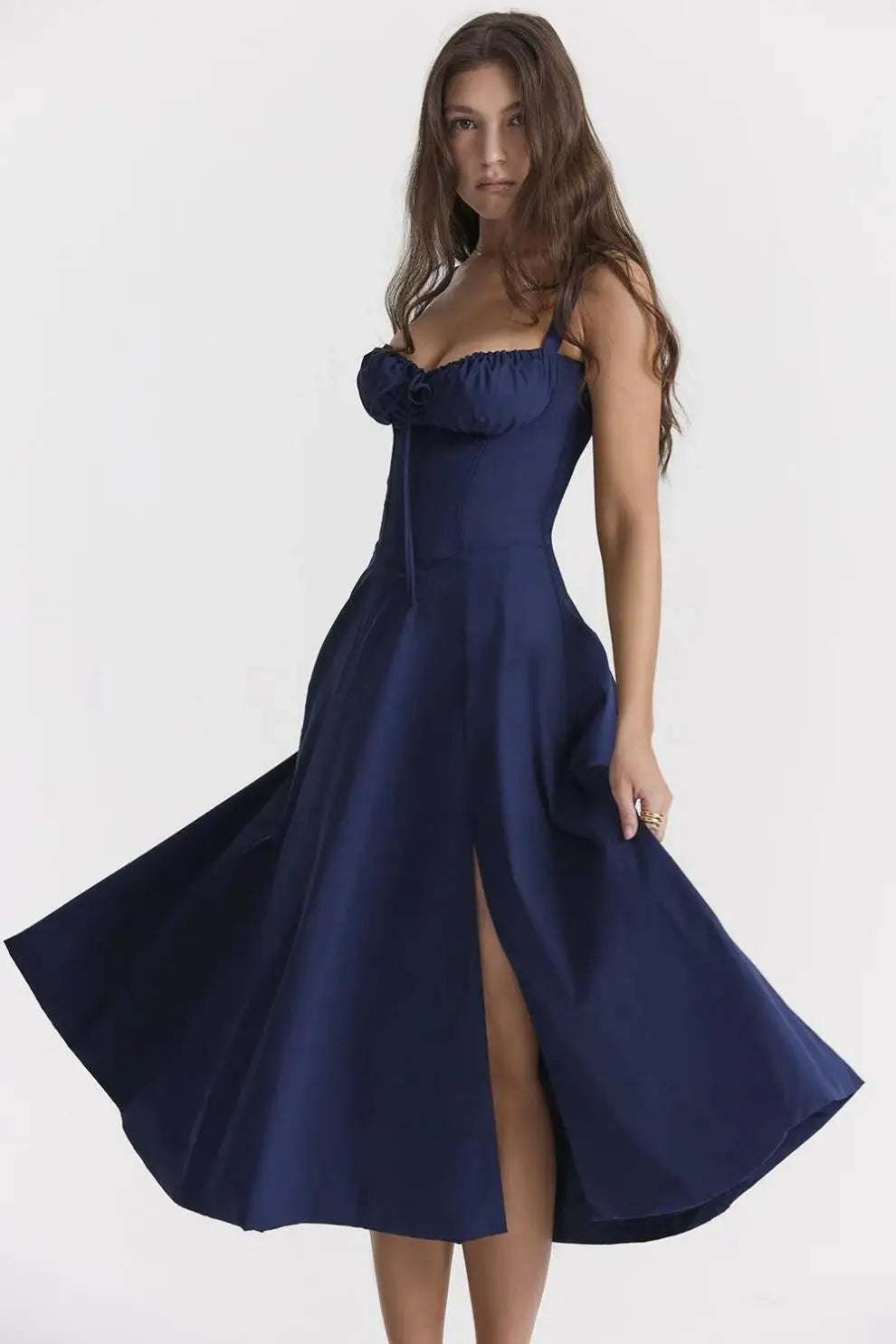 GUILIA - CORSET MIDI DRESS